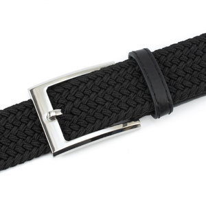 <span class=keywords><strong>Ceinture</strong></span> de sangle en Polyester tricotée pour hommes, élastique tressé, unisexe, extensible, tissé, de haute qualité, 2501 - Product Image 5