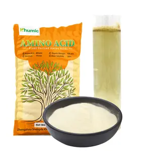 Aminomax 80% contenido bioestimulante orgánico promotor del crecimiento de plantas 100% polvo de aminoácido soluble en agua