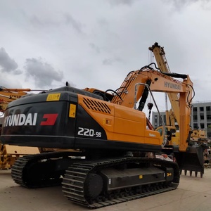 Excavadora Hidráulica Hyundai 220 de Alta Calidad, 22 Toneladas, para Construcción, con Motor, Caja de Cambios, Bomba de Engranajes y Rodamientos - Product Image 4