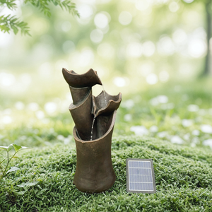 Fontaine d'eau extérieure classique de fontaine d'eau de panneau solaire de <span class=keywords><strong>trois</strong></span> couches dans l'énergie verte pour la décoration de jardin - Product Image 1