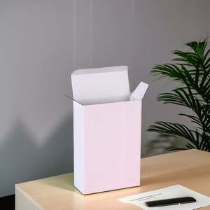 Boîte d'emballage auto-élevante en carton recyclé avec logo personnalisé, pour cosmétiques, bougies, parfums, bijoux - Product Image 4