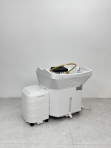 Bac de lavage capillaire professionnel portable 60L avec circulation d'eau et réservoir pour usage domestique - Product Image 6