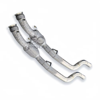 Sistema de Escape Modificado de Alta Calidad con Tubo de Bajada para Mercedes-Benz S500 4.7T W222 2014-2020, Respuesta Turbo Más Rápida