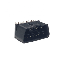 Connecteur mâle OBD II OBD 2 à 16 broches, coudé à 90 degrés, nickelé, SETOCONT ST-SOM-013B-X J1962