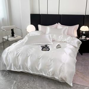2025 Fine Era Simple princesse vent été glace soie housse de <span class=keywords><strong>couette</strong></span> ensemble simple 150x200 avec taie d'oreiller lavable en Machine usage domestique - Product Image 3