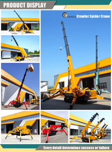 Nhà Máy Giá Chất Lượng Cao 1 Tấn Diesel Spider <span class=keywords><strong>Crane</strong></span> 12M 17M 20M 1.2 3 5 8 10 12 14 16 Tấn Xây Dựng Nhà Spider <span class=keywords><strong>Crane</strong></span> - Product Image 2