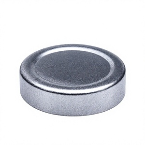 Tapa Metálica Premium Silver-S de 66 mm con Cierre Giratorio Profundo para Frascos de Vidrio, Sellado Hermético, Tapa Personalizada - Product Image 1