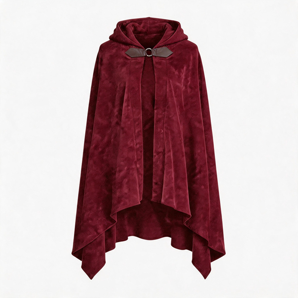 26GZ010113 Knight's Short Fleece Cape (Red)