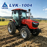 Pengiriman Gratis Traktor Roda 4x4 100HP 110HP 120HP Mesin Diesel Hidrolik Traktor Pertanian untuk Pengolahan Lahan Pertanian Berat
