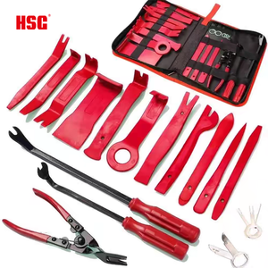Kit d'outils de démontage de garnitures de <span class=keywords><strong>voiture</strong></span> HSG 238 pièces, barre de levier universelle pour le démontage du tableau de bord et de l'intérieur des portes - Product Image 1