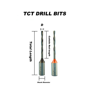 Outils de menuiserie : Forets coniques en carbure à queue droite pour charpentier, pour un bon retrait des copeaux et un perçage propre des trous existants - Product Image 3