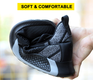 Botas <span class=keywords><strong>de</strong></span> Seguridad Deportivas Tiger Master <span class=keywords><strong>de</strong></span> Media Caña, Antideslizantes, con Puntera <span class=keywords><strong>de</strong></span> Acero, Resistentes a Pinchazos, Transpirables y Ligeras para Hombre y Mujer - Product Image 3