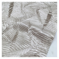 Nouveau produit 100% polyester 50D * 75D soie brillante tissu satin plissé pour robe/costume/chemisier/veste