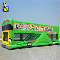 BIKI Chine gonflables gonflables sans plomb forme de bus châteaux sautants événements gonflables (fournitures)