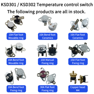 Ksd301 40 ~ 300C M4 Đồng vít lưỡng kim nhiệt lưỡng kim đĩa nhiệt độ chuyển đổi 40c/50c/65C/70C/75C/85C/100c/120c/130C/150C - Product Image 3