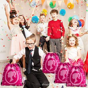 Bolsas <span class=keywords><strong>de</strong></span> Regalo Plegables <span class=keywords><strong>de</strong></span> Poliéster con Cordón, Diseño Nuevo, 27*34cm, para Envolver Regalos <span class=keywords><strong>de</strong></span> Fiesta <span class=keywords><strong>de</strong></span> Cumpleaños para Niñas - Product Image 2