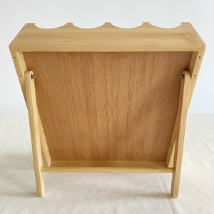Bamboo <b>Spice</b> Rack 12 Compartment With Glass <b>Jars</b> For Kitchen Countertop Storage - Product Image 2