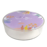 Boîte de rangement ronde de qualité alimentaire de grande capacité Vitrine alimentaire en vrac Boîte acrylique transparente pour présentoir à biscuits