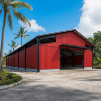Bâtiment d'entrepôt préfabriqué en acier pour le stockage de matériaux, structure à portique à grande portée Q355B, fabricant chinois