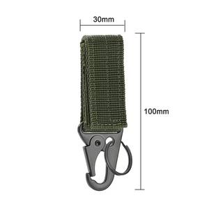 3 Pcs Tactical Carabiner Outdoor EDC Keychain <b>Keys</b> Holder Camping Backpack <b>Belt</b> Hook Hanging Buckle Muilter <b>Clip</b> - Product Image 5