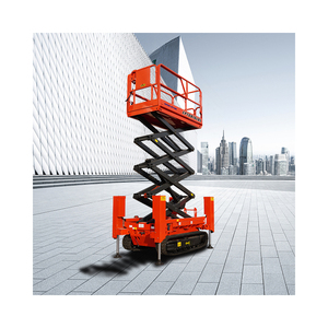 Ascenseur électrique mobile fiable de ciseaux de plate-forme de travail pour des usines pakistanaises - Product Image 4