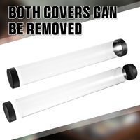 Tube en plastique acétate suspendu compact transparent pour l'affichage et l'emballage de petits objets