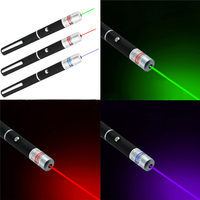 Stylo pointeur laser vert, pointeur laser vert bleu rouge, jouet pour chien et chat, pointeur laser interactif, enseignement à distance