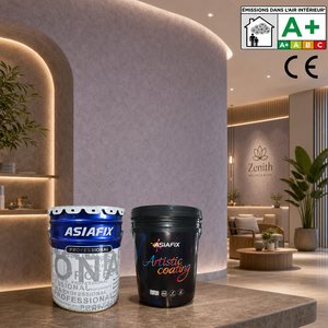 สีทาผนังลายวินเทจแบบดินเหนียว ทาได้ง่าย ทนต่อการขีดข่วน เหมาะสำหรับงานตกแต่งผนังภายใน - Product Image 4