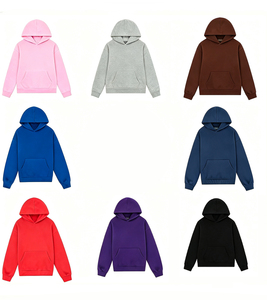 เสื้อฮู้ดดี้ทรงโอเวอร์ไซส์ ดีไซน์เรียบง่าย สีสันทันสมัยสำหรับฤดูหนาว สไตล์สตรีทแฟชั่น รับผลิตแบบ OEM พร้อมสกรีนโลโก้ตามสั่ง - Product Image 6