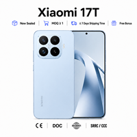 Xiaomi 17T Directo de Fábrica, Smartphone con Cámara Teleobjetivo Leica de 50MP con OIS, Cámara Principal de 50MP, Pantalla AMOLED de 6.59" y 120Hz, 6500mAh, IP68, Venta al Por Mayor Global