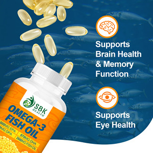 Custom Label OEM Omega-3 Fish Oil Softgels Dietary <b>Supplement</b> Support Brain Health Function and Promote Eye Health for Adult - Product Image 6