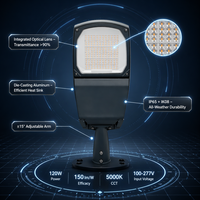 Projecteurs LED de rue étanches IP66 SMD pour routes, extérieur, zones rurales et chantiers, 100W, 150W, 200W, 300W – Vente chaude
