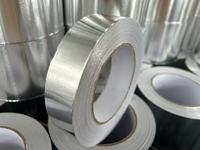 Ruban adhésif en aluminium argenté imperméable, résistant à la chaleur, sensible à la pression et ignifuge pour conduits industriels