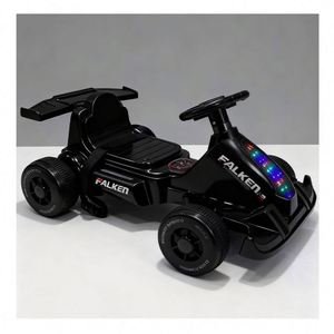 Voiture musicale à pédales haute performance avec double moteur 380, système LED, corps rouge en plastique durable et sûr, conçue pour l'éducation et l'usage quotidien - Product Image 5
