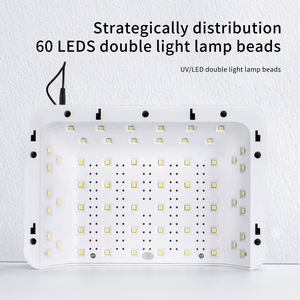 SNRQI Séchoir à ongles UV LED professionnel à prix bas, lampe UV haute puissance 72W pour ongles avec repose-main, lampe UV pour ongles - Product Image 3