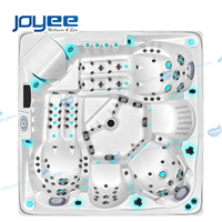 JOYEE Europe Nordic Spabad Isolé Aristech Acrylique Balboa 5 Personnes Spa Piscines Extérieur/Intérieur Bain à remous Bain à remous