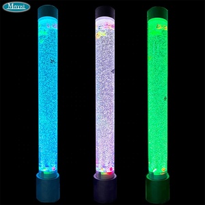 Çok duyusal oda LED su kabarcık borusu RGB renk parlayan ışık akrilik su kabarcık sütun balık lamba - Product Image 1