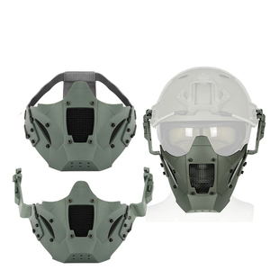 Shero Skeleton Half Full TPE <strong>Tactical</strong> Helmet <strong>Mask</strong> - Product Image 6