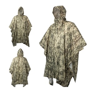 Vente flash - Imperméable camouflage - Poncho tactique - Vêtements de pluie pour adultes - Poncho de pluie pour hommes - Product Image 4