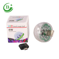 Neue Mini USB LED Partybeleuchtung Tragbare LED Kristall-Magische Lichtkugel für Hauspartys