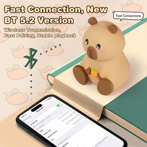 Hot Bán Dễ Thương Capybara Loa Không Dây Với Người Giữ Điện Thoại Xách Tay Mini Home Văn Phòng Du Lịch Quà Tặng TWS Loa Cho Iphone Android - Product Image 6