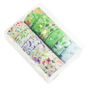 Washi Tape 12 <b>Rolls</b> Floral Pattern 3M <b>Paper</b> Craft Journal Decoration <b>Spring</b> Style - Product Image 1