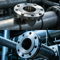 Fabricant de brides à emboîter en acier au carbone ASTM A105, brides aveugles WN LB RF, brides forgées ASME B16.5