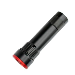 Zoom <b>Flashlight</b> Led Lighting Telescopic Adjustable Focus Hiking Camping Outdoor Use <b>Red</b> Black Color F891 - Product Image 1