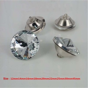 Wholesale 18MM 20MM 22MM 25MM 30MM 35MM 40MM 45MM Diamond Sofa <strong>Button</strong> Decoration Upholster <strong>Buttons</strong> - Product Image 3
