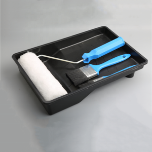 थोक पॉलिएस्टर कपड़े + पीपी निर्माण उपकरण चीनी डिजाइन शैली रोलर पेंट ब्रश प्लास्टिक ट्रे - Product Image 6