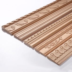Architrave แผงรอบ<span class=keywords><strong>ผนัง</strong></span>ฐานตกแต่งผนังแม่พิมพ์ไม้รูปแบบดอกไม้ที่เป็นมิตรกับสิ่งแวดล้อมแขวนผนังไม้บีช - Product Image 2