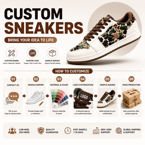 Zapatillas de Skate Personalizadas OEM ODM con Logotipo, MOQ Bajo de 200 Pares, Marca Privada, Diseño Personalizado, Calzado Casual - Product Image 2