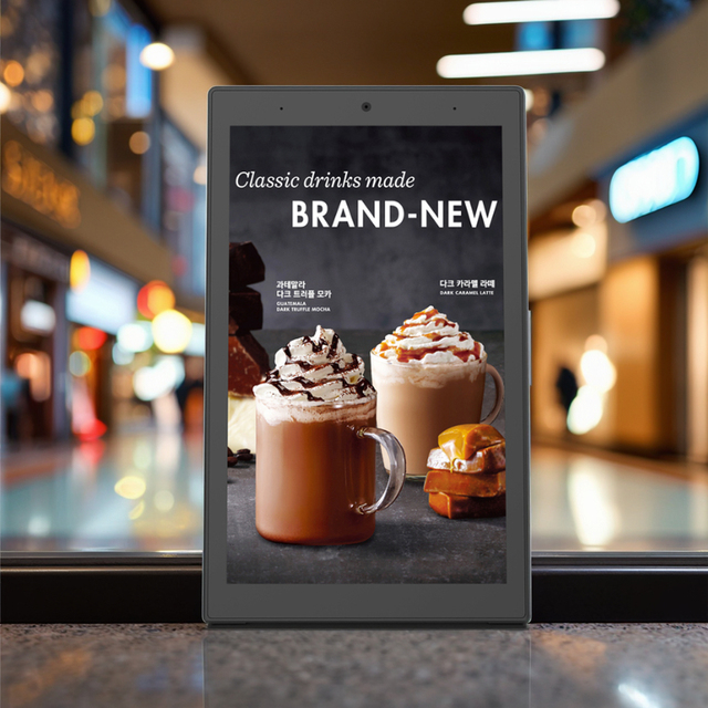 Commercial 15.6 Inch L-Shaped Android Tablet Hotel POS Digital Signage Advertising Portable Built-in Wi-Fi Table Mounted 1 Year
