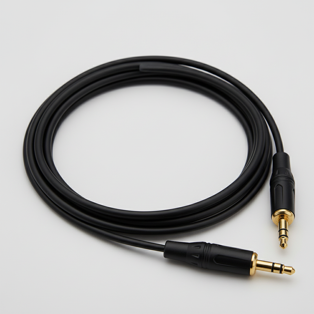 Low Noise 4mm 2 Way Stereo Audio Cable